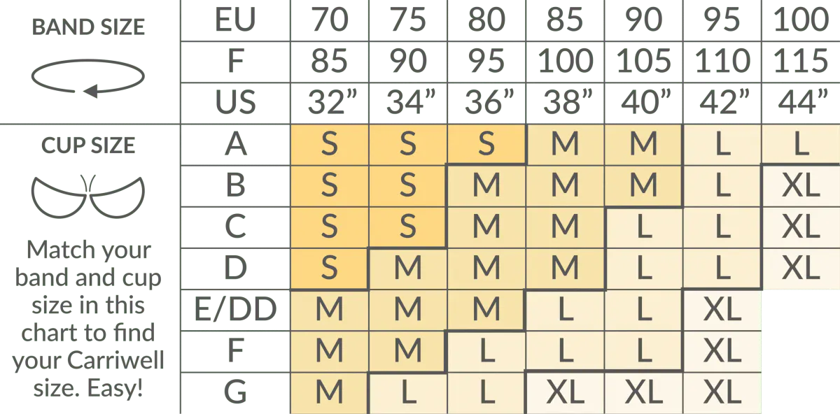 Carriwell Seamless Maternity AmmeBH, hvit