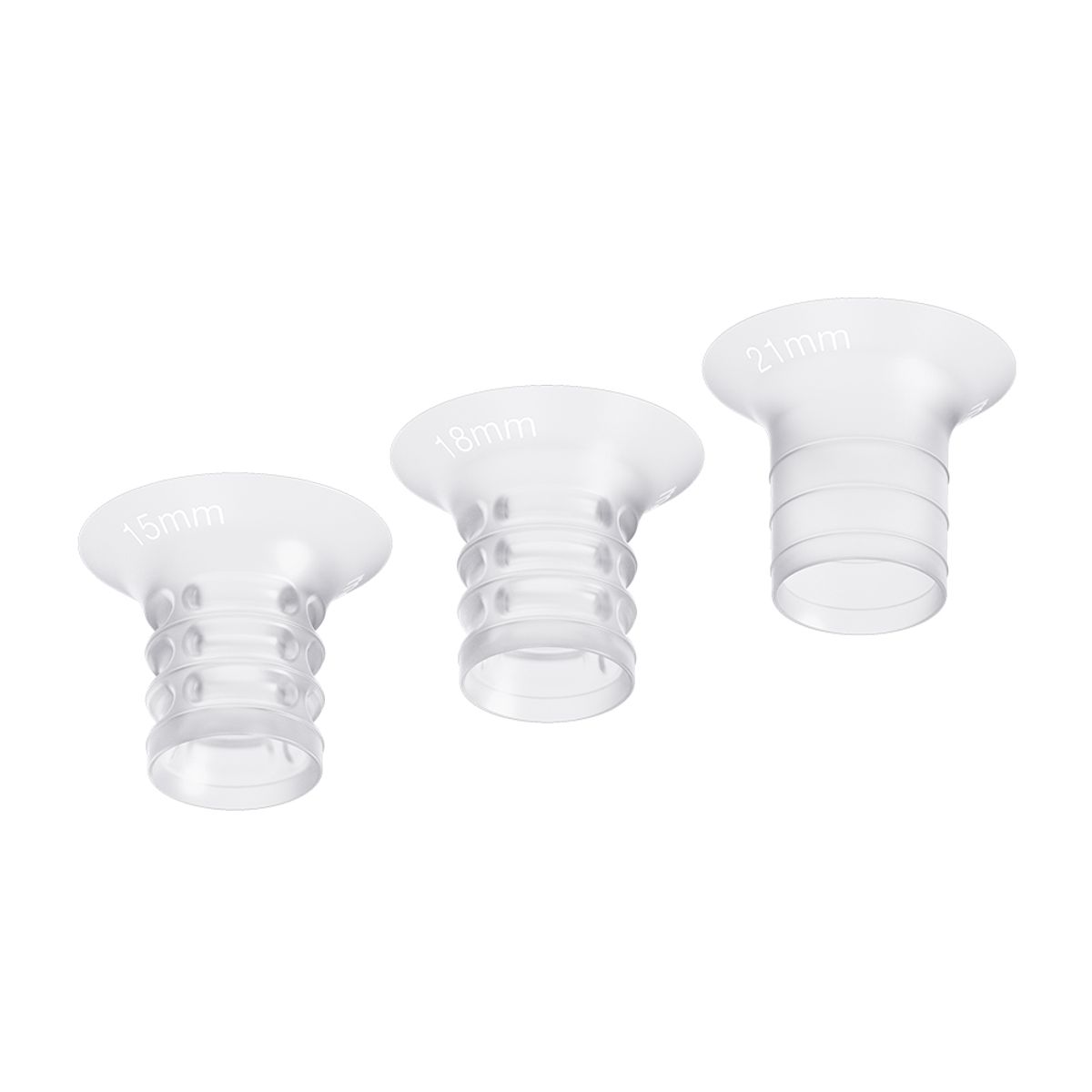 Medela innlegg for brysttrakter, 15, 18, 21 mm, 6-pk