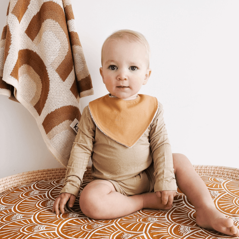 Kiin Baby Dribble bib smekke, eucalyptus