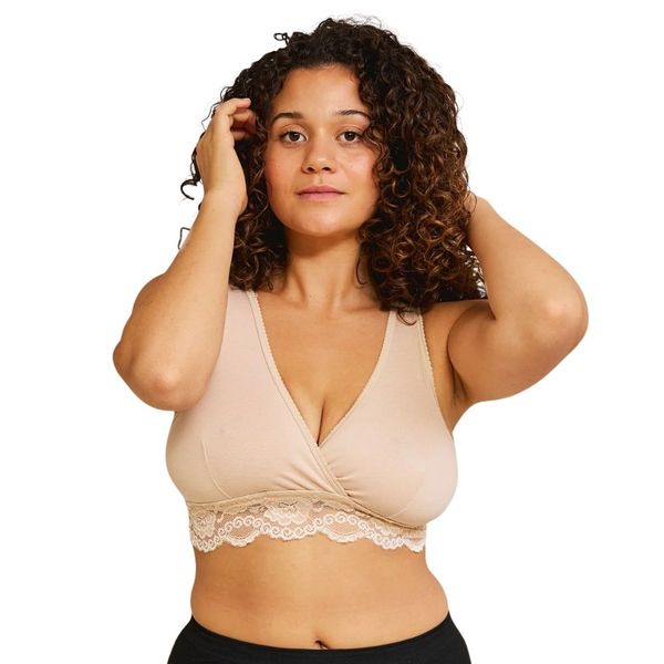 Hovedbilde Carriwell Organic Sleeping & Nursing Bra, Honey