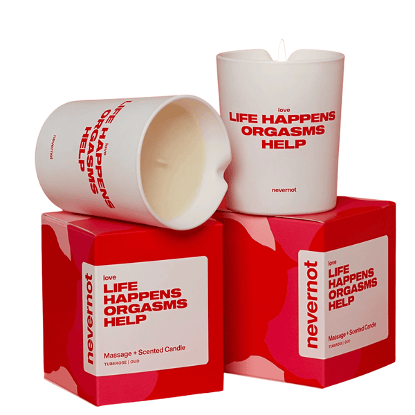 Hovedbilde Nevernot Duftlys - som blir til massasjeolje når ...