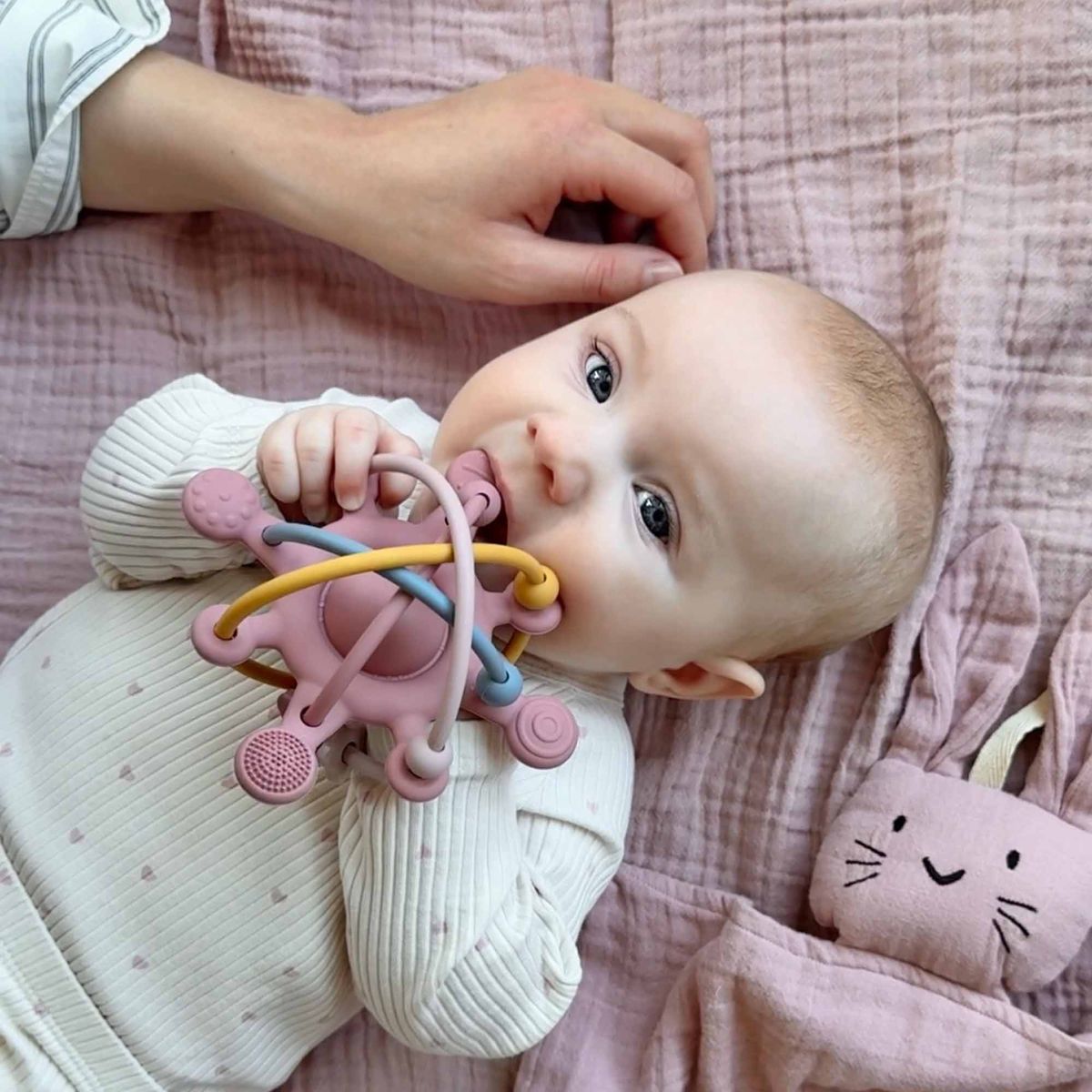 Summerville Orbit aktivitetsleke i silikon, Dusty Rose