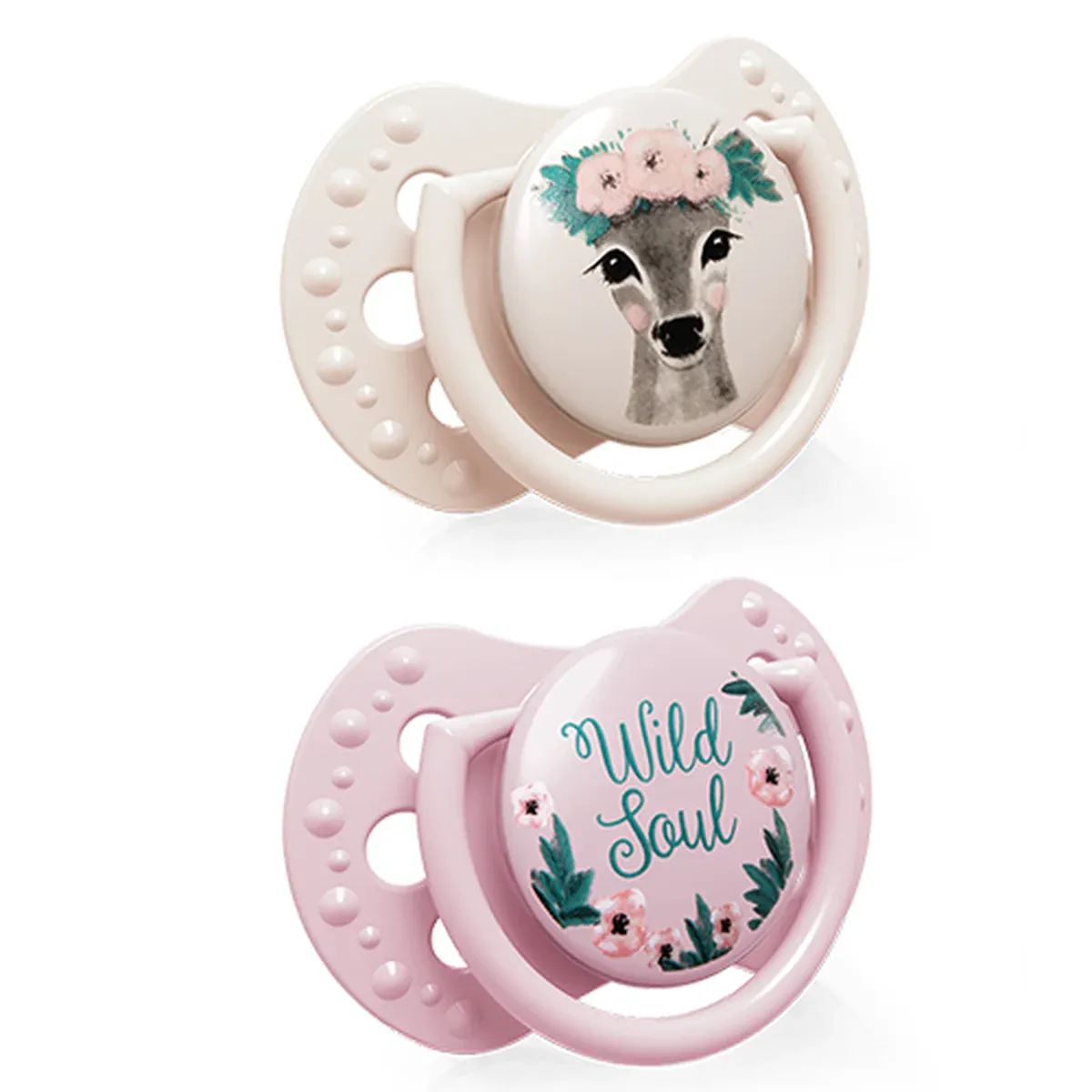  LOVI Silicone Dynamic MINISoother, Wild Soul, 0-2m, 2stk