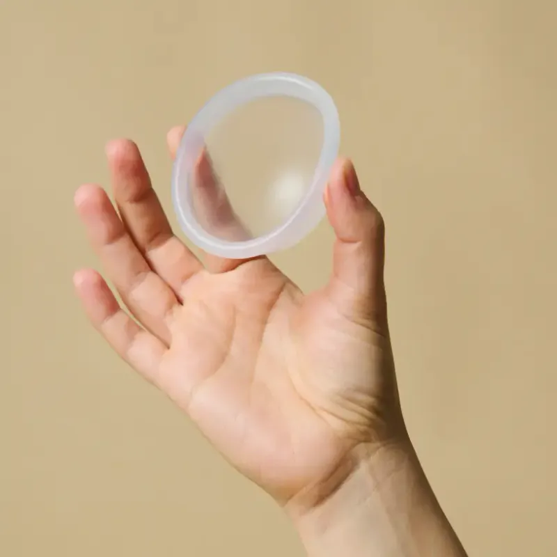 Allmatters menskopp disk, transparent
