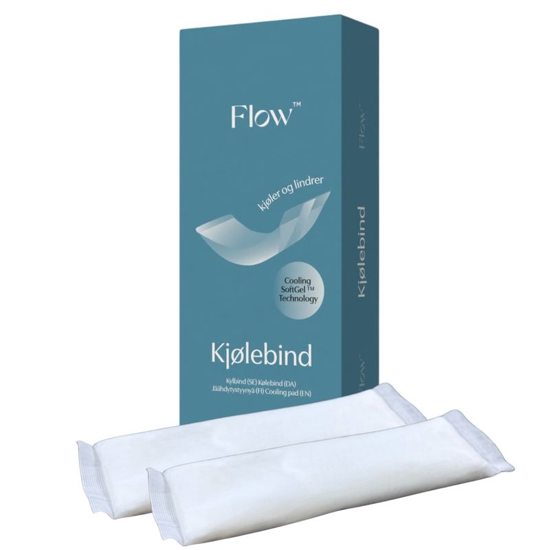 Outlet - (Ødelagt eske) Flow kjølebind til etter fødsel, 2pk