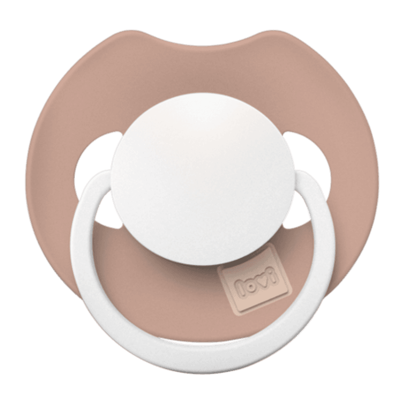 LOVI Prime Silicone Dynamic Soother 0-6m, 1stk, Blush Glow​