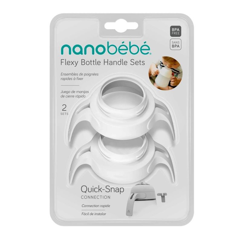 Nanobébé Flexy bottle handles, 2pk 