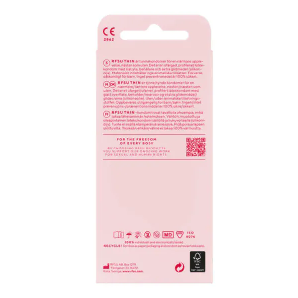 Hovedbilde RFSU Thin kondomer, 10pk