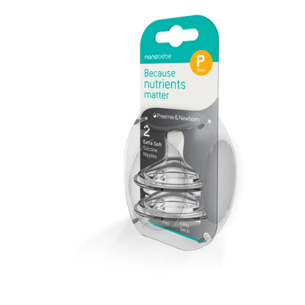 Hovedbilde Nanobébé Silikon tåtesmokker - 2pk - Gen 1