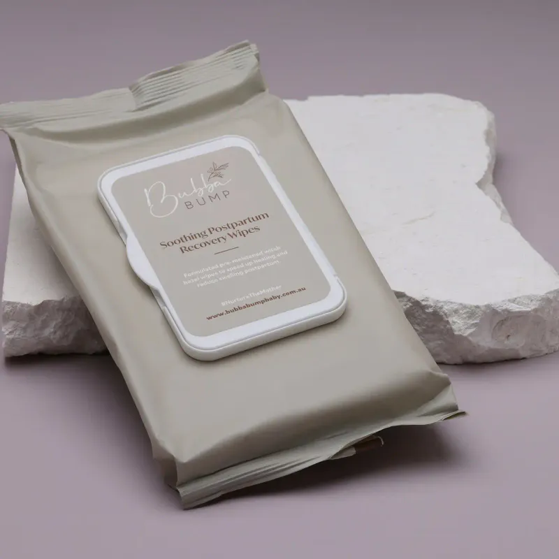 Bubba bump - Postpartum Witch Hazel Recovery Wipes/ Intimservietter - 45 stk