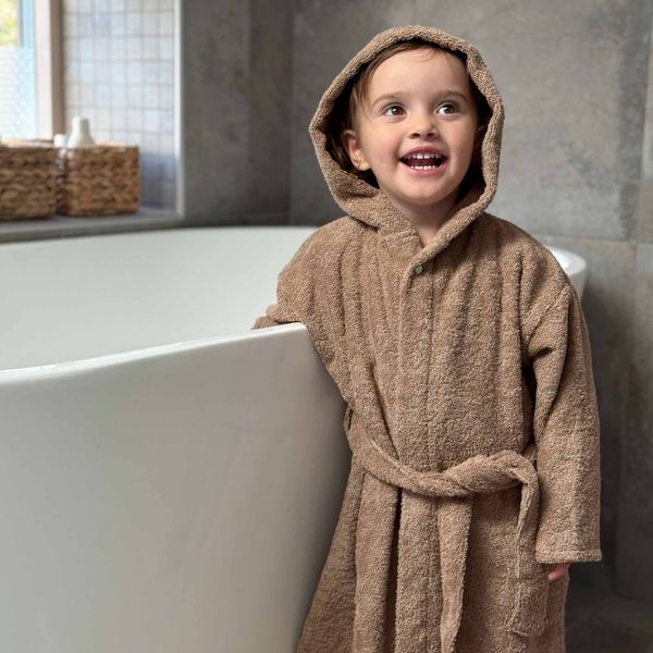 Hovedbilde Summerville Organic Badekåpe, Warm taupe